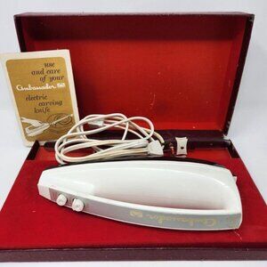 Ambassador Electric Carving Knife w Case Model 2001 *Tested and Works*